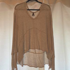 Stetson Oversized Dolman Sleeve Distressed Sweater